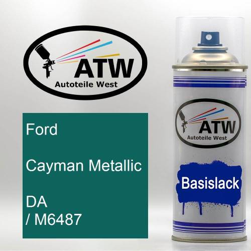 Ford, Cayman Metallic, DA / M6487: 400ml Sprühdose, von ATW Autoteile West.